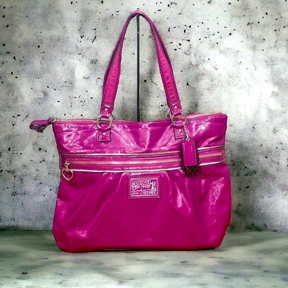 Coach Handbags - SOLD - Magenta Coach Poppy Tote